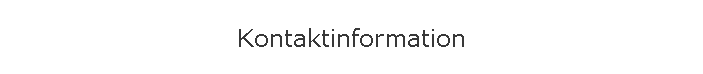 Kontaktinformation
